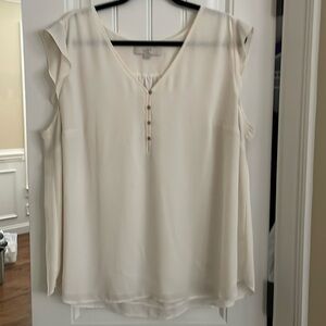 LOFT Ivory Blouse